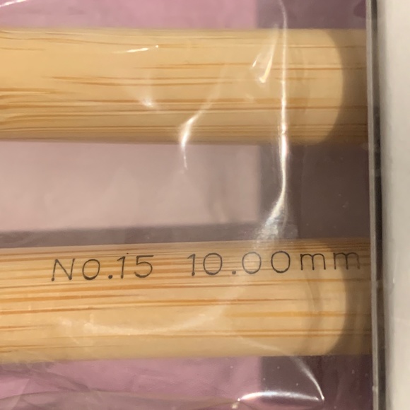Tulip Kanaderu Bamboo Knitting Needles No. 15 - Picture 6 of 6